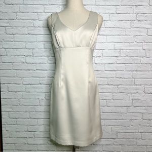 BCBG MaxAzria, Ivory sleeveless formal dress, Size 8 (i think)